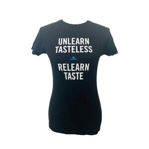 Belvedere Vodka Woman’s Shirt Black Short Sleeve Promotional Crewneck Size XS